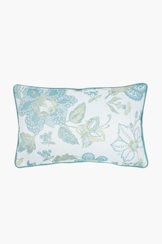 Extra Premium Jacquard Fray Feather Filled Scatter Cushion, 40x60cm