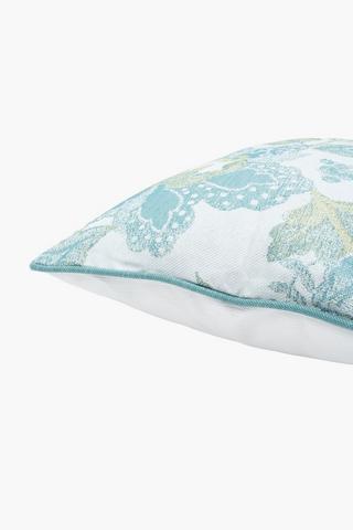 Extra Premium Jacquard Fray Feather Filled Scatter Cushion, 40x60cm
