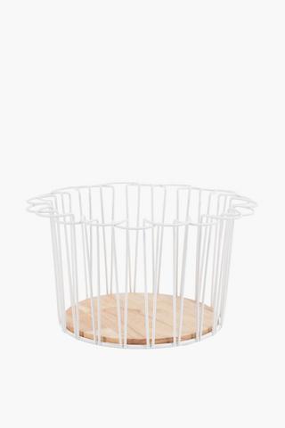 Boho Metal Fruit Bowl