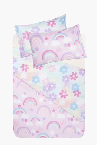 Soft Touch Dee Daisy Glow In The Dark Duvet Cover Set