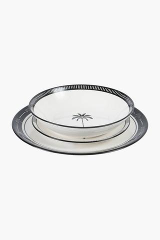 Palm Bone Ceramic Side Plate