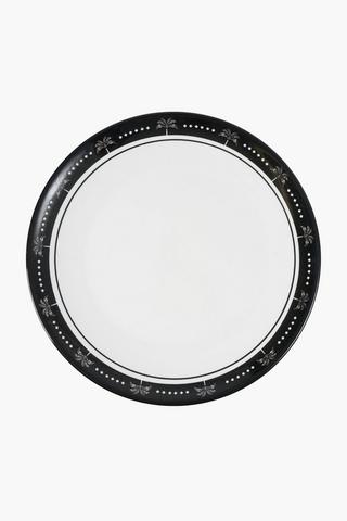 Palm Bone Ceramic Dinner Plate