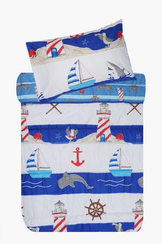 Soft Touch Billy Nautical Reversible Comforter Set