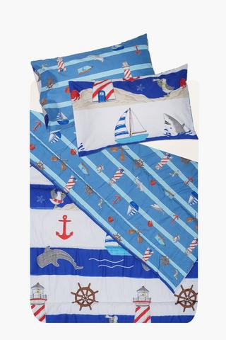 Soft Touch Billy Nautical Reversible Comforter Set