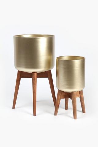 Ozark Standing Planter, 19cm