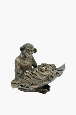 Monkey Trinket Tray, 15x25cm