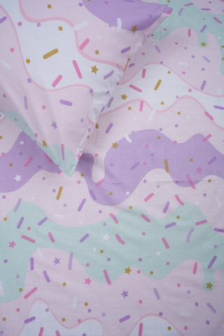 Polycotton 132 Thread Count Luna Sprinkles Fitted Sheet
