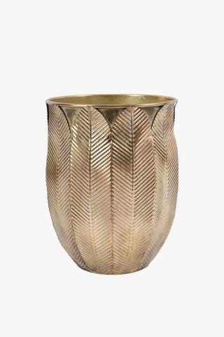 Metallic Island Planter, 33x44cm