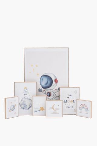 7 Piece Space Frame Wall Art