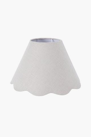 Scallop Lamp Shade, 16x26cm