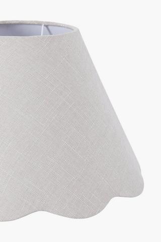 Scallop Lamp Shade, 16x26cm