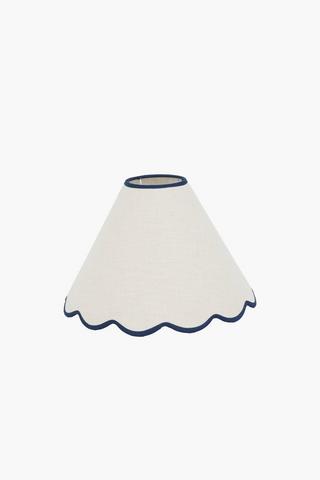Scallop Edge Lamp Shade, 24x31cm