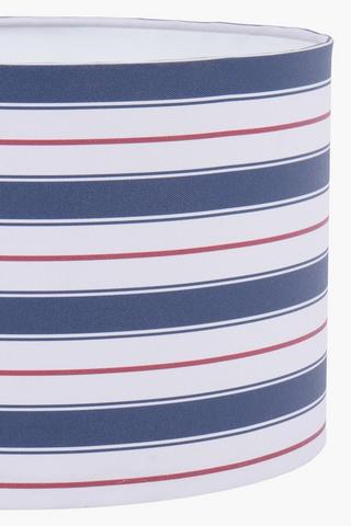 Printed Larkin Drum Lamp Shade, 31x20cm