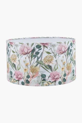 Printed Kathy Drum Lamp Shade, 43x50cm