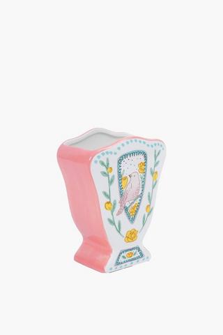 Art Deco Bird Vase, 16x21cm