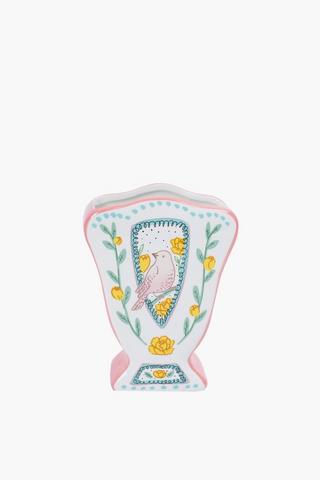 Art Deco Bird Vase, 16x21cm