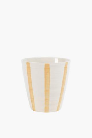 Royal Stripe Planter, 14cm