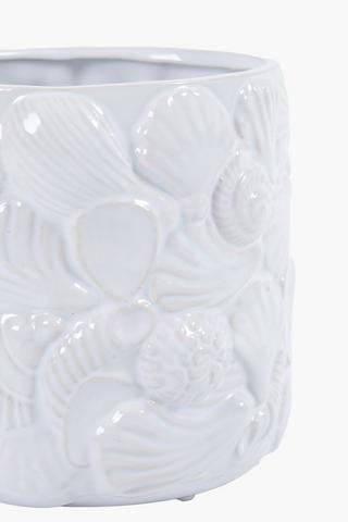 Coastal Shell Planter, 15x15cm