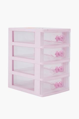 4 Drawer Desk Organiser,15x25cm