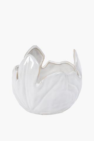 Petal Ceramic Planter, 16cm