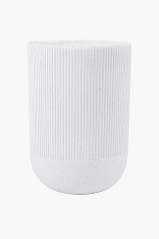 Ribbed Tower Planter, 35x50cm