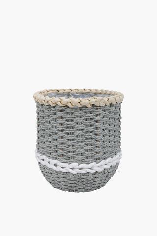 Dreamy Woven Planter, 26x27cm