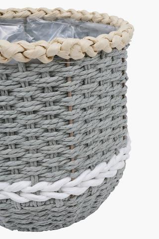 Dreamy Woven Planter, 26x27cm
