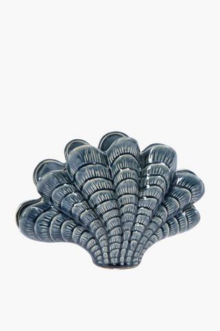 Ceramic Clam Vase, 20x28cm