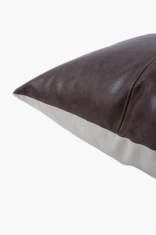 Pu Cross Stitch Scatter Cushion, 50x50cm