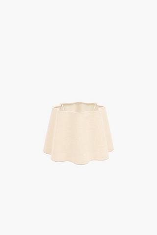Dublin Tapered Scallop Lamp Shade, 20x18cm