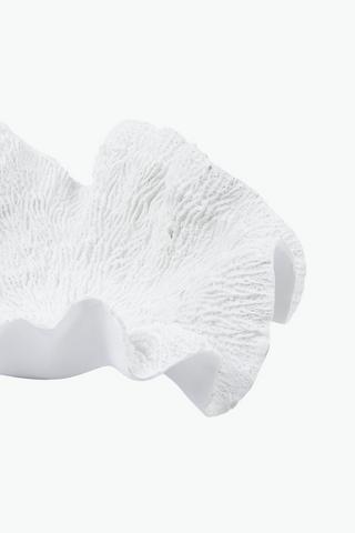 Organic Coral Decor Bowl, 34x14cm