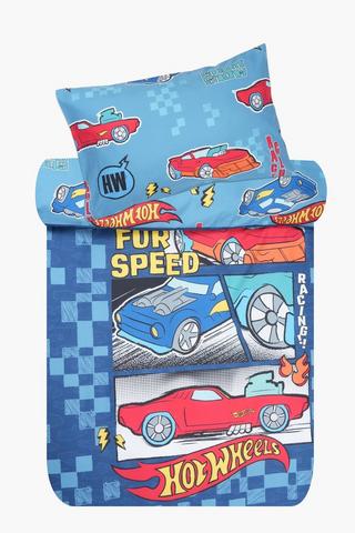 Soft Touch 90gsm Hotwheels Duvet Cover Set