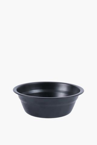 Black Metal Pet Bowel 14cm Round