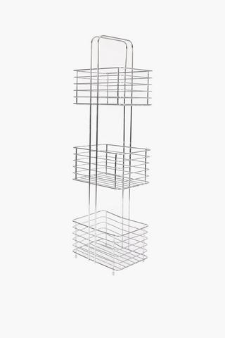 Chrome Utility Storage Tower