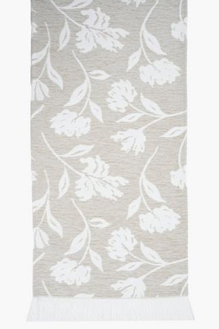 Floral Breeze Chenille Table Runner