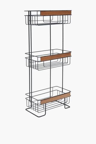 Elsa Wooden 3 Tier Bathroom Caddy