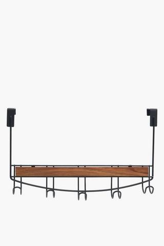 Elsa Wooden Powder Coated Over The Door 5 Hook