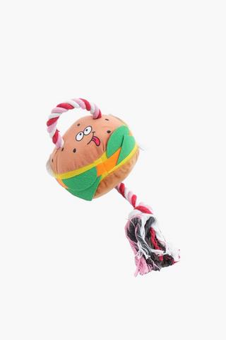 Cotton Rope Burger Pet Toy