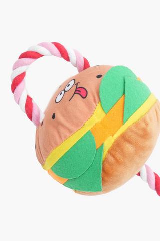 Cotton Rope Burger Pet Toy