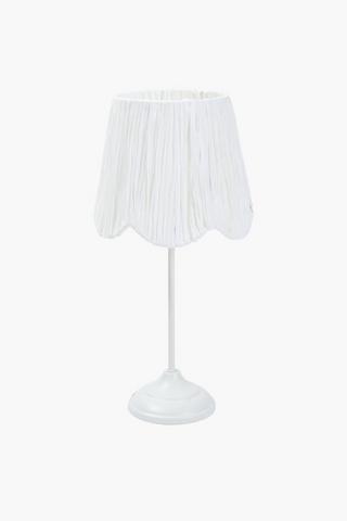 Raffia Scallop Lamp Set, E14