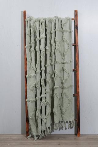 Cotton Tufted Throw, 140x180cm