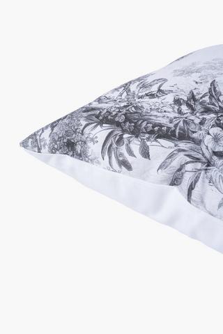 Printed Ellie Toile Scatter Cover Only, 50x50cm