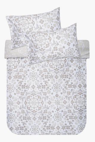 Soft Touch Acker Botanical Reversible Duvet Cover Set