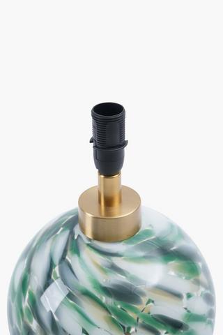 Glass Swirl Lamp Set, E14