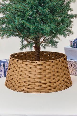Woven Christmas Tree Skirt, 55x23cm