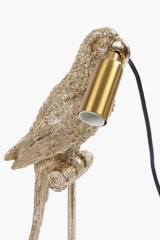 Polyresin Parrot Lamp Set, E14
