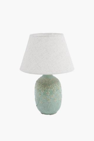 Flower Ceramic Lamp Set, E14