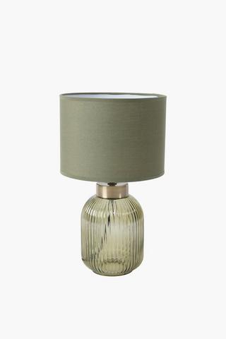 Fluted Glass Lamp Set, E14