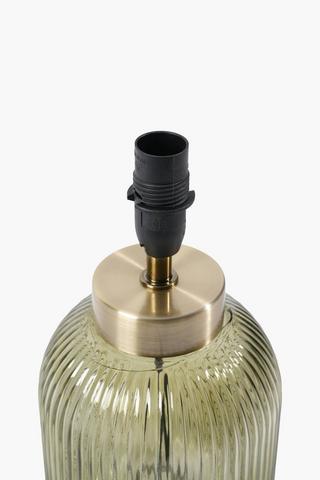 Fluted Glass Lamp Set, E14