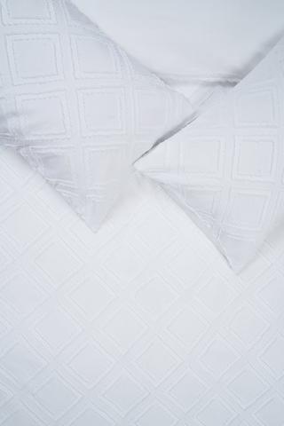 Soft Touch Clipped Diamond Duvet Cover Set